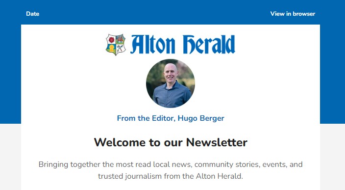Alton Herald newsletter sample