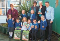 Pupils boosted by shop's seeds donation