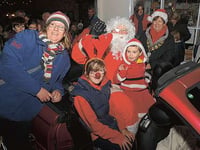 Festive townsfolk see the light