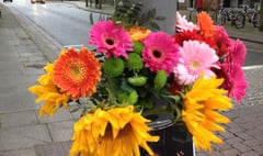 Floral tributes to Dragon Street crash victim