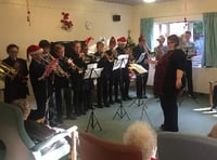 Festive musical cheer at hospital