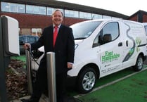 Electric van on road to savings