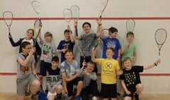 Scouts get an introduction to squash