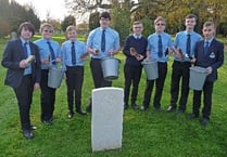 Amery Hill pupils’ gravely important duty