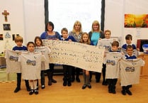 Pupils do their bit in cancer fight