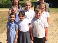 Having a ball in aid of school pupils