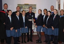 Lord-Lieutenant drops in on Alton School prizegiving