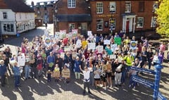 Hundreds attend Alton climate protest
