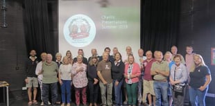 Alton Beer Festival cheque handover