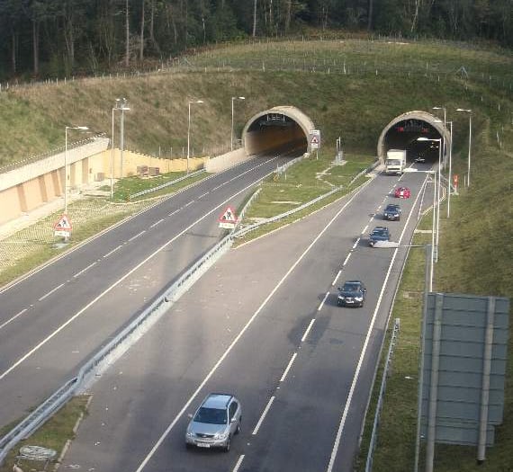 Northbound A3 at Thursley closed this weekend for resurfacing