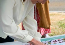 Countess scrubs up for a day of volunteering at Frensham Heights