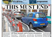Farnham's cone and barrier bonanza to be removed 'immediately'