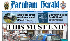 Farnham's cone and barrier bonanza to be removed 'immediately'