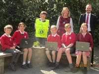 Binsted pupils get laptops from Lions