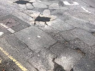 Council to repair 'Pompeii' road