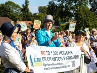 Protest to protect Austen country