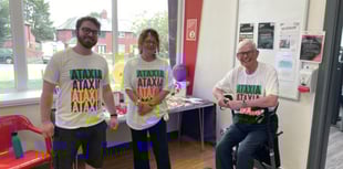 Charity walk no mean feat for Ataxia group founder