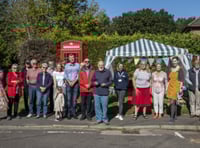 Chiddingfold phone box swaps roles