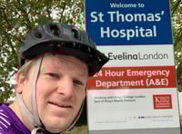 Policeman completes charity bike ride for son