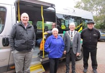 Mayor joins passengers for a hoppa ride