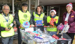 Lions say thank you for support of Christmas gift appeal