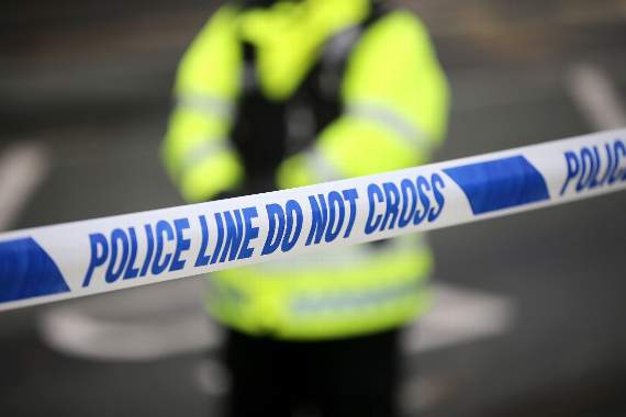 Police tape.