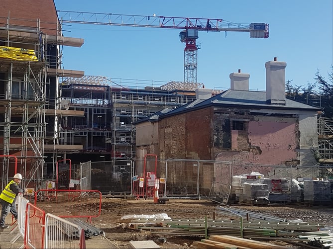 Brightwell House, the once-attractive 18th century Grade II-listed town house at the heart of the development, is currently receiving the ‘Crest Nicholson treatment’