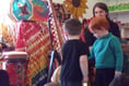 Bushy Leaze nursery school in Alton visited by Earth Song duo