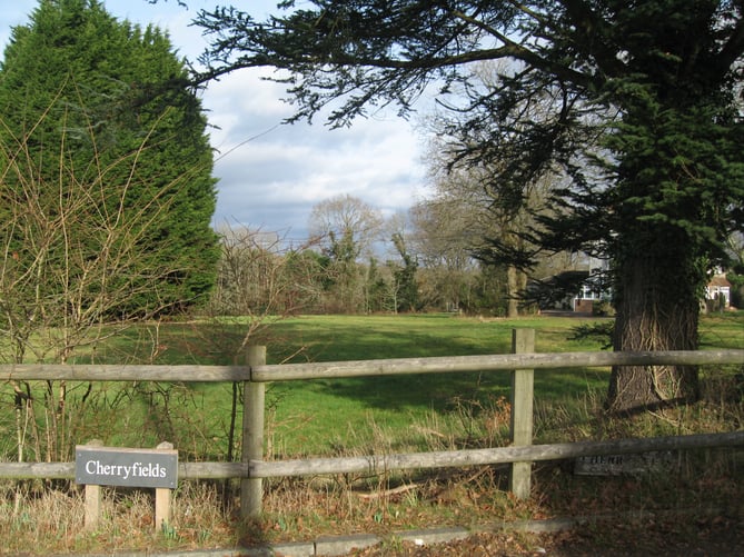 The proposed new site of Rowledge Village Hall, off Fullers Road