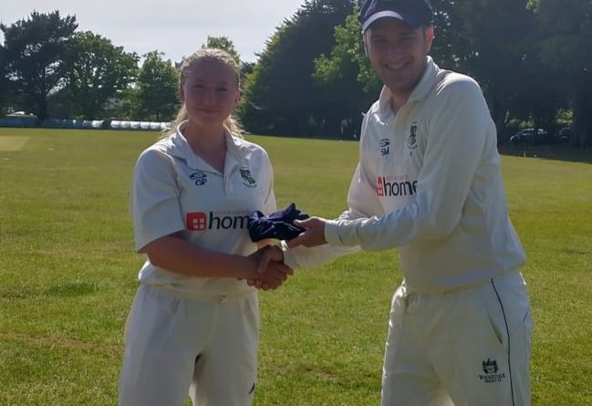 Gemma Porter makes history as she receives her baggy blue cap