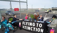 Ex-Trump envoy’s private jet delayed by eco-protestors at Farnborough