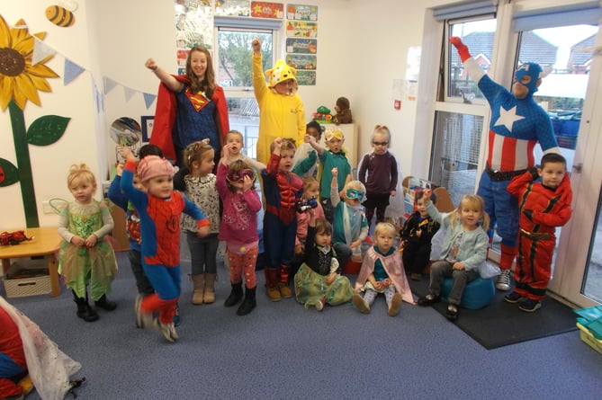 They’re not short of superheroes at Bushy Lease Children and Families Centre!