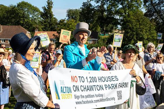 Campaigners against Chawton Park Farm homes pleased with council