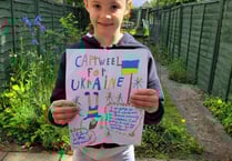 Cartwheeling Alton girl raises money for Ukrainian refugees