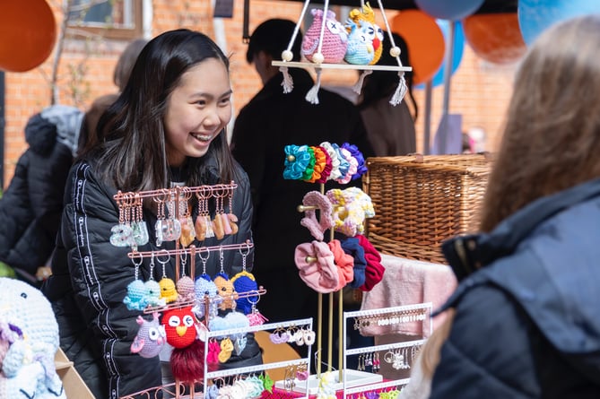 Karrissa Kwok, 15, launched her business at the Farnham fair in December – and is now earning some serious pocket money!