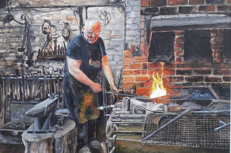The Smithy at Work, Jenny Kennish