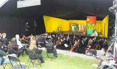 Children and MP enjoy opera in Newton Valence