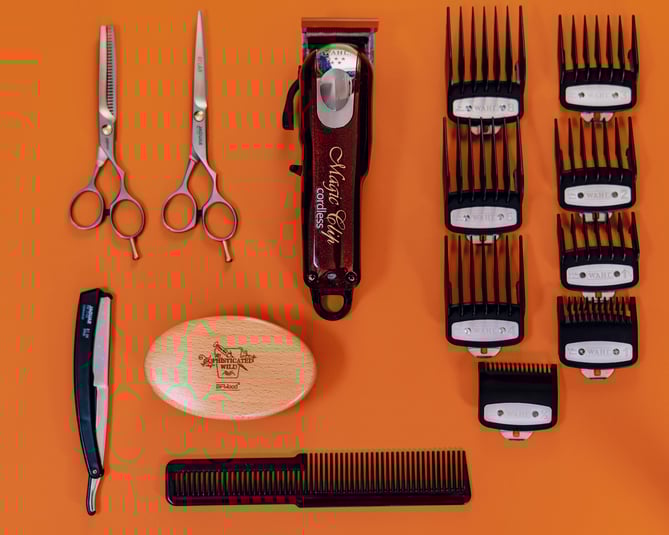 Hairdressing equipment.