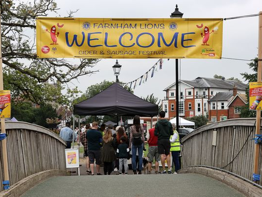 Banging news as Farnham Cider & Sausage Festival takes shape