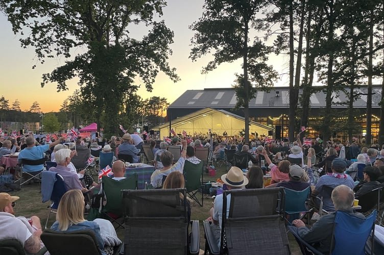 A Night At The Proms, Town Park by The Shed, July 9th 2022.