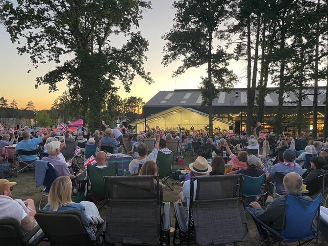 A Night At The Proms, Town Park by The Shed, July 9th 2022.