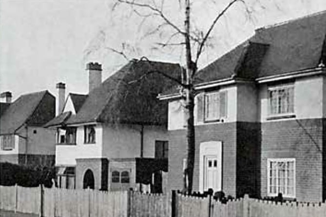 A 1937 photo of new houses in Lenten Street, Alton.