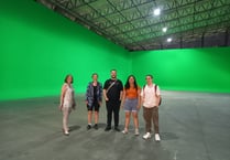 University film students visit studio in Lasham