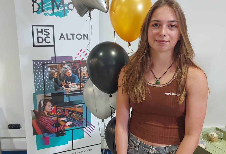 Alton College’s star A-level students celebrate their results