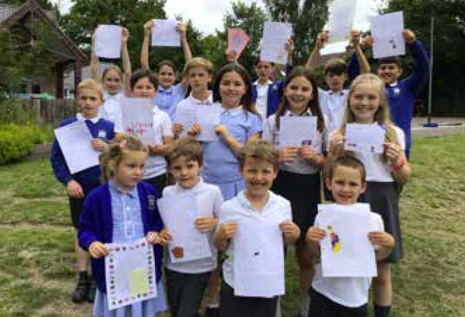 Selborne Primary School pupils wrote a letter or a poem to the Queen for her Platinum Jubilee.