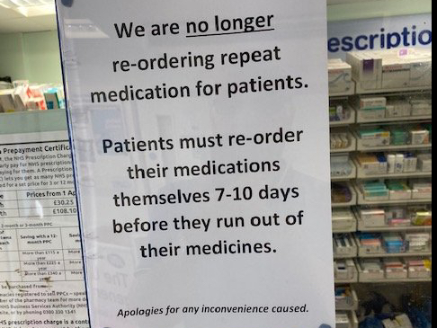 patients to order repeat prescriptions 