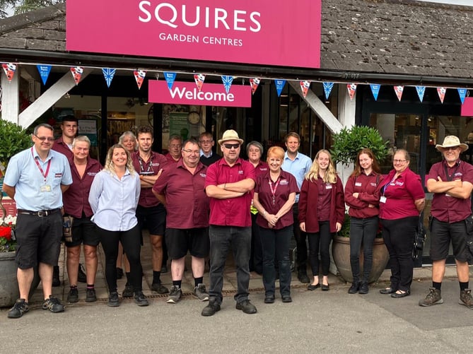 Squire’s Milford team won the Dick Allen Award for most improved garden centre