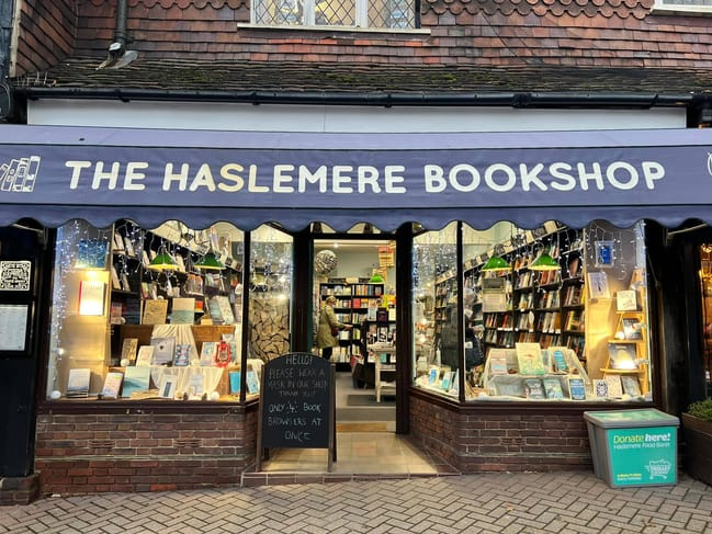 The Haslemere Bookshop is expecting its electricity tariffs to jump five-fold at the start of October