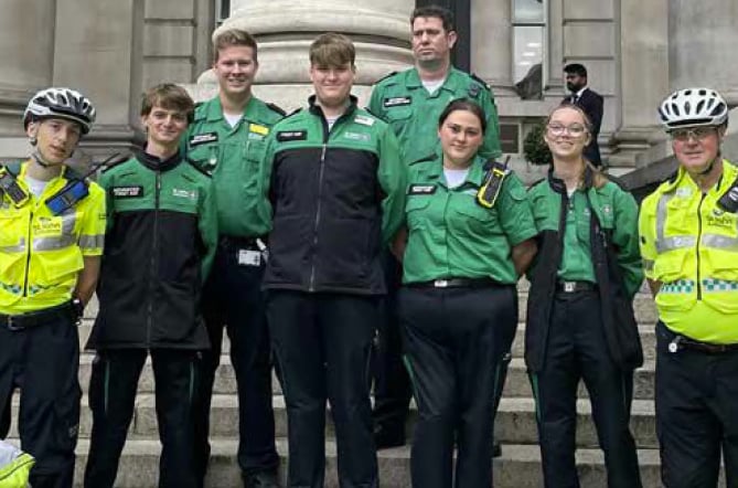 Volunteers from Haslemere and Liphook’s St John Ambulance branch helped out in London as millions of mourners paid their respects to the late Queen Elizabeth II