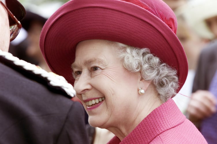 The Queen visits the Berkshire Golden Youth Festival as part of her Golden Jubilee celebrations at Bisham Abbey. The Queen meet LCpl Hannah Stiff of 88 PC Sqn, 27 Regt RLC who had worked with the Princes Trust.
